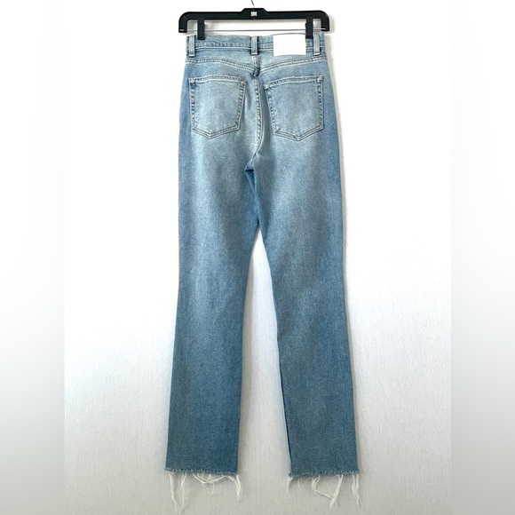 Grlfrnd The Piper Super High Rise Stretch Slim Crop in La Jolla - Picture 5 of 13